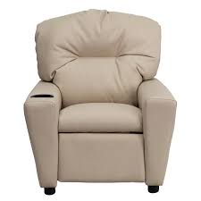 Avocado Microfiber Kids Recliner with Cup Holder X7269