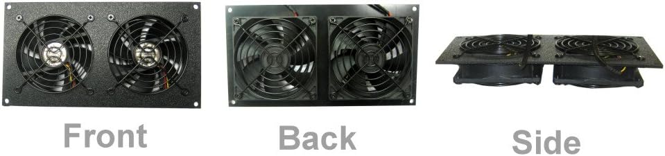 Programmable Thermostat Cooling Kit with Dual 120mm Fan B426782