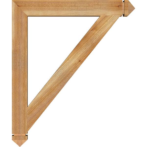Traditional Arts & Crafts Rough Sawn Western Red Cedar Bracket P945543