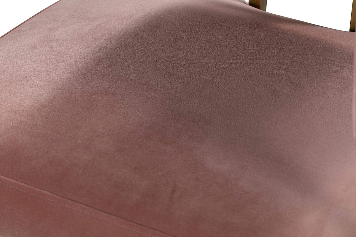 Blush Velvet Upholstered Counter Stool F343