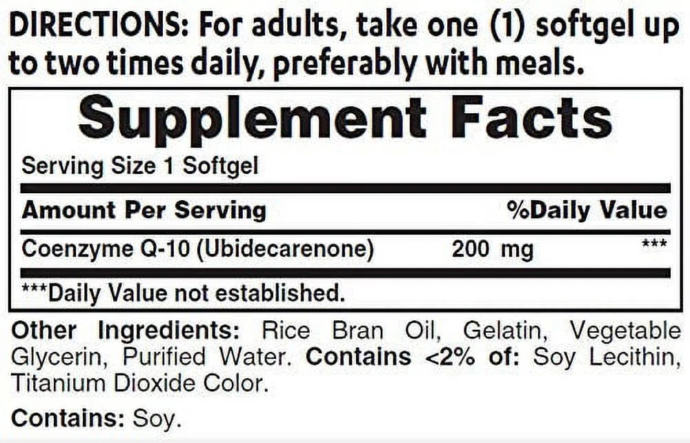 Q-10 200 mg 120 Softgels M7275