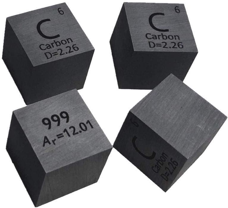 9 PCS 10mm Density Cubes Pure Metal Cubes Titanium Bismuth Carbon Nickel Iron Copper Zinc Aluminium Tin N39478