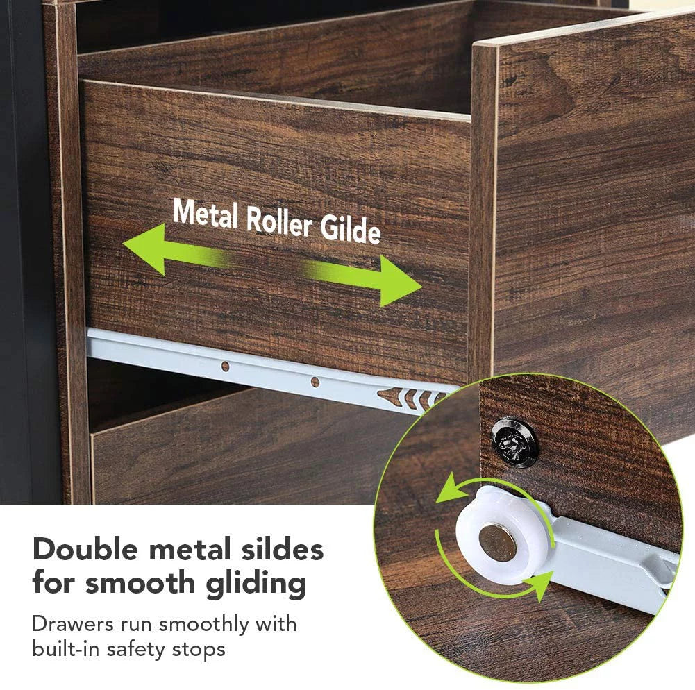 Bookcase with 2 Drawers T825200