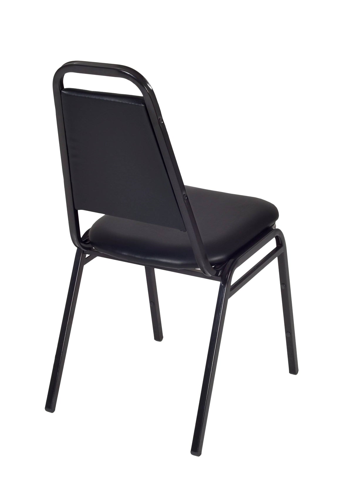 Round Breakroom Table with 4 Stack Chairs F366775