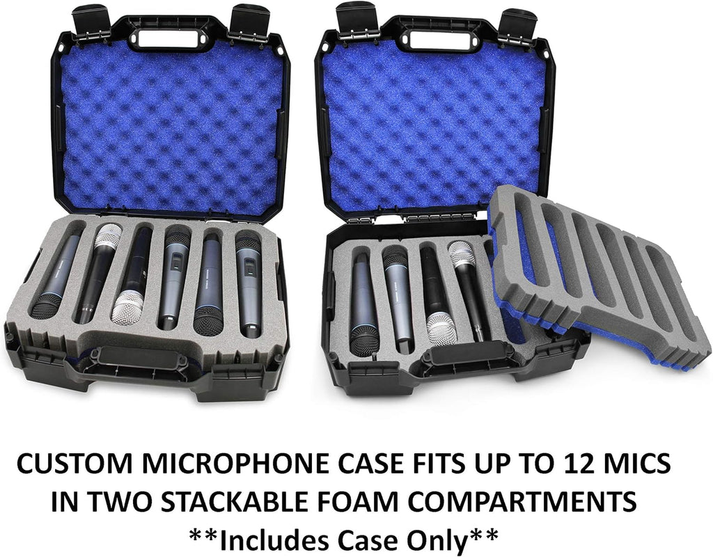 Hard Case Compatible with 12 Handheld Microphone System, Case Only J64507