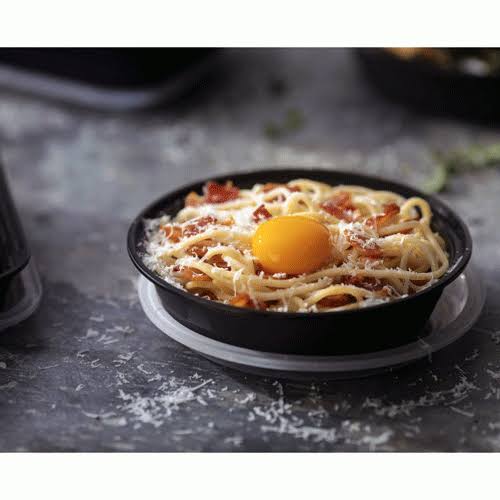 30 oz Black Round Container and Lid O78027