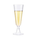 40 Pack Clear Plastic Champagne Flutes B97551