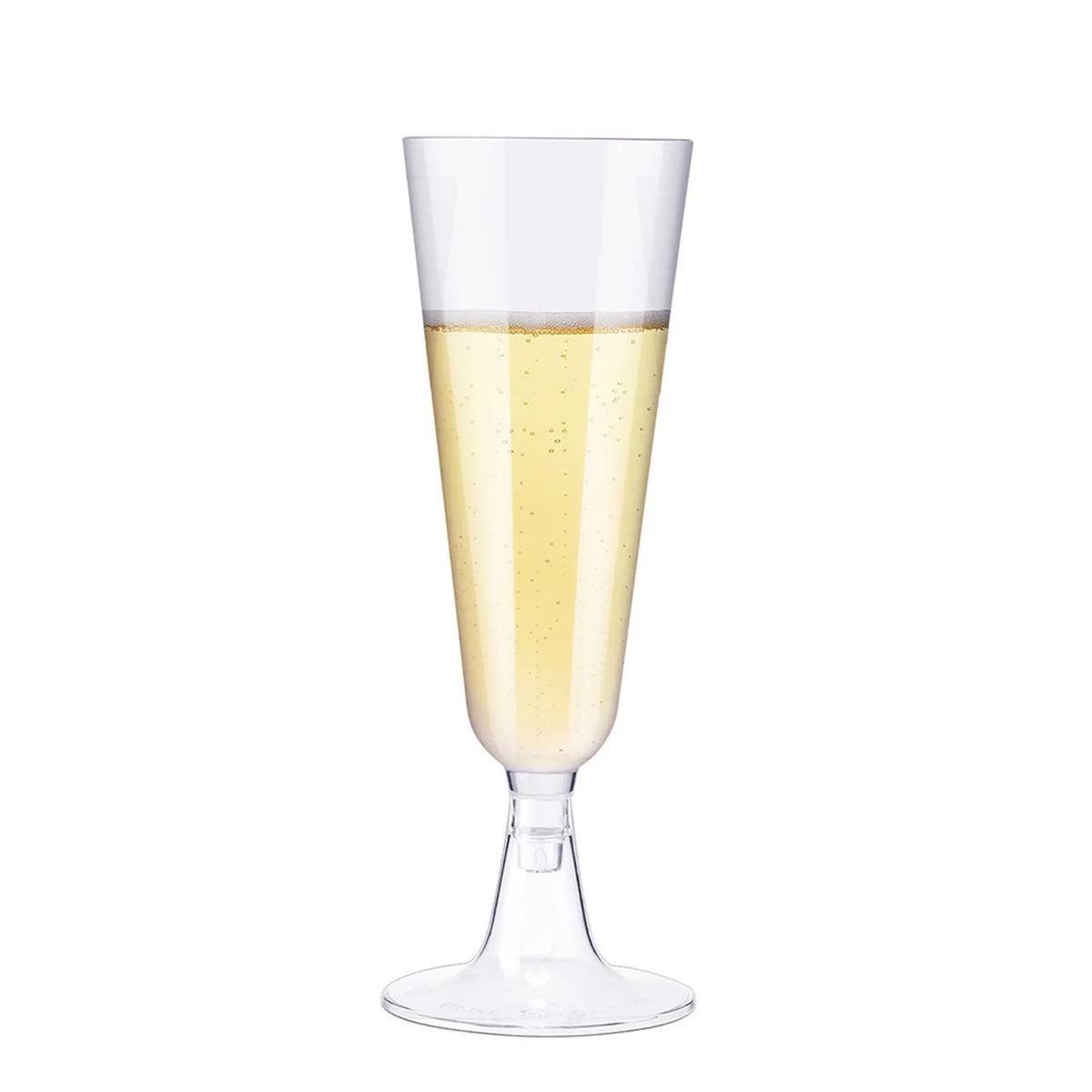 40 Pack Clear Plastic Champagne Flutes B97551