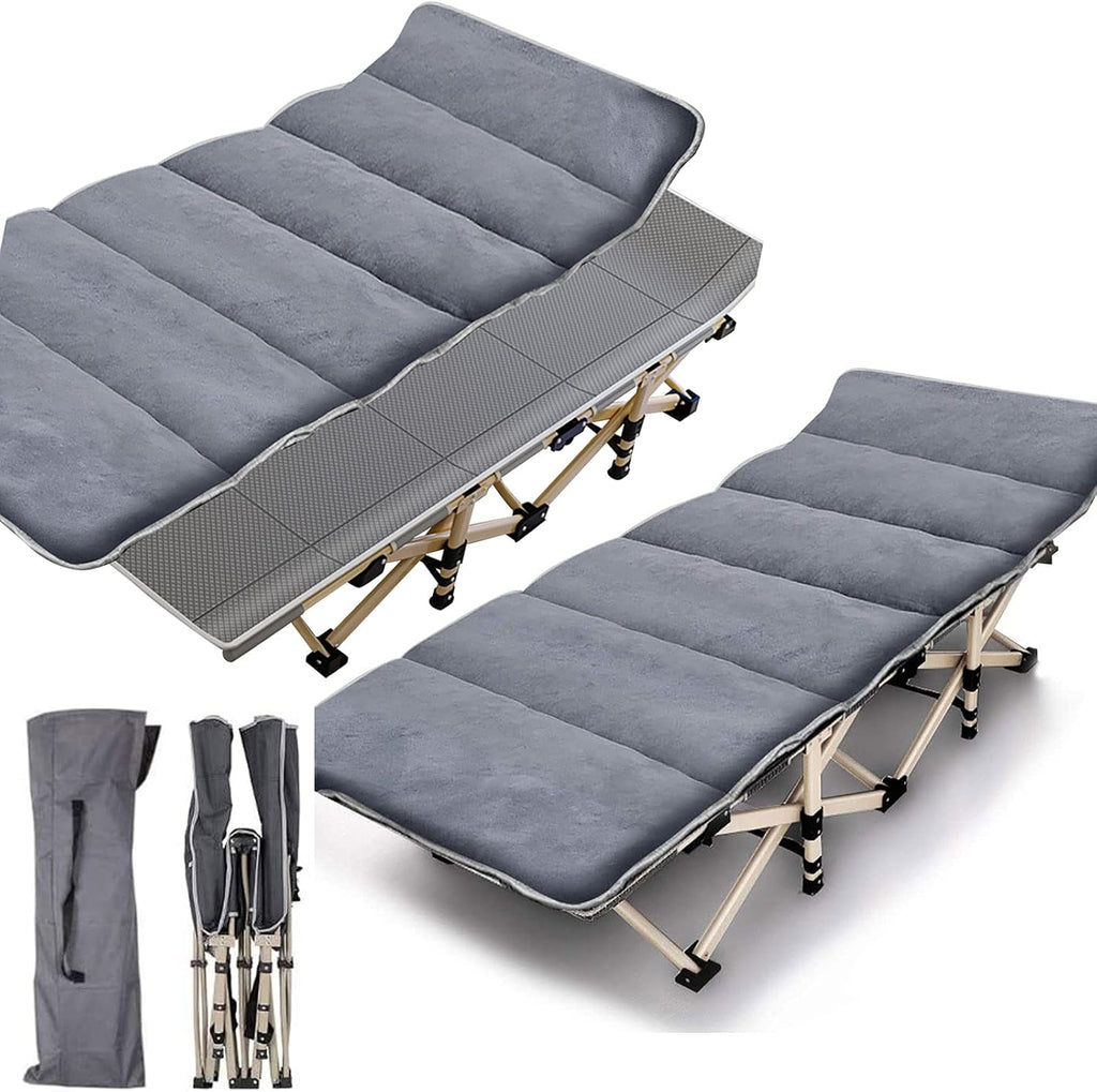Camping Cot Folding Bed with Carry Bag W3887