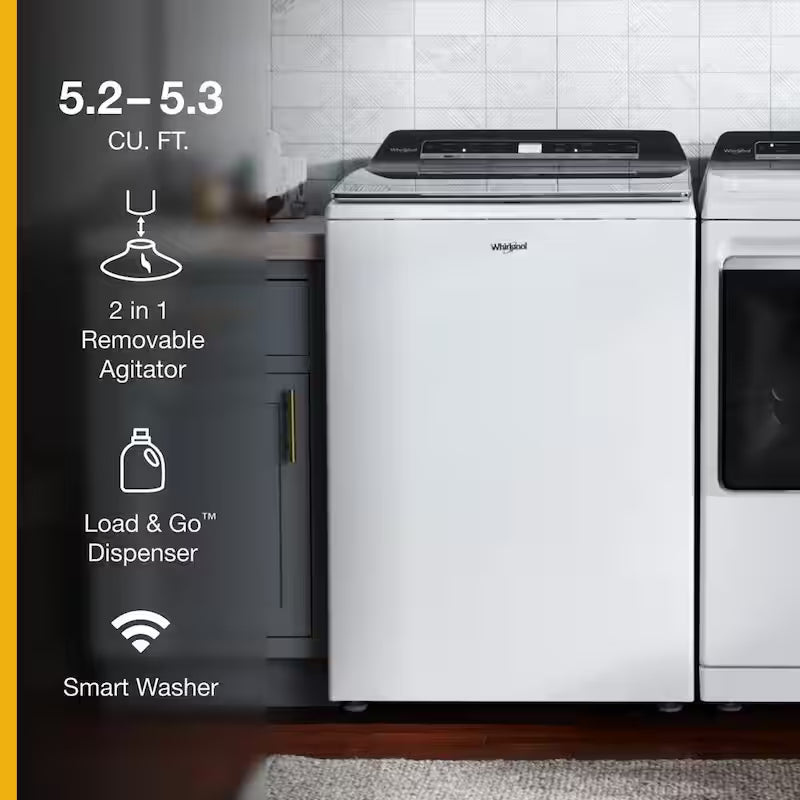Top Load Washing Machine in White with Removable Agitator Z9112