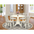 5 Piece Wood Dining Table Set J1457
