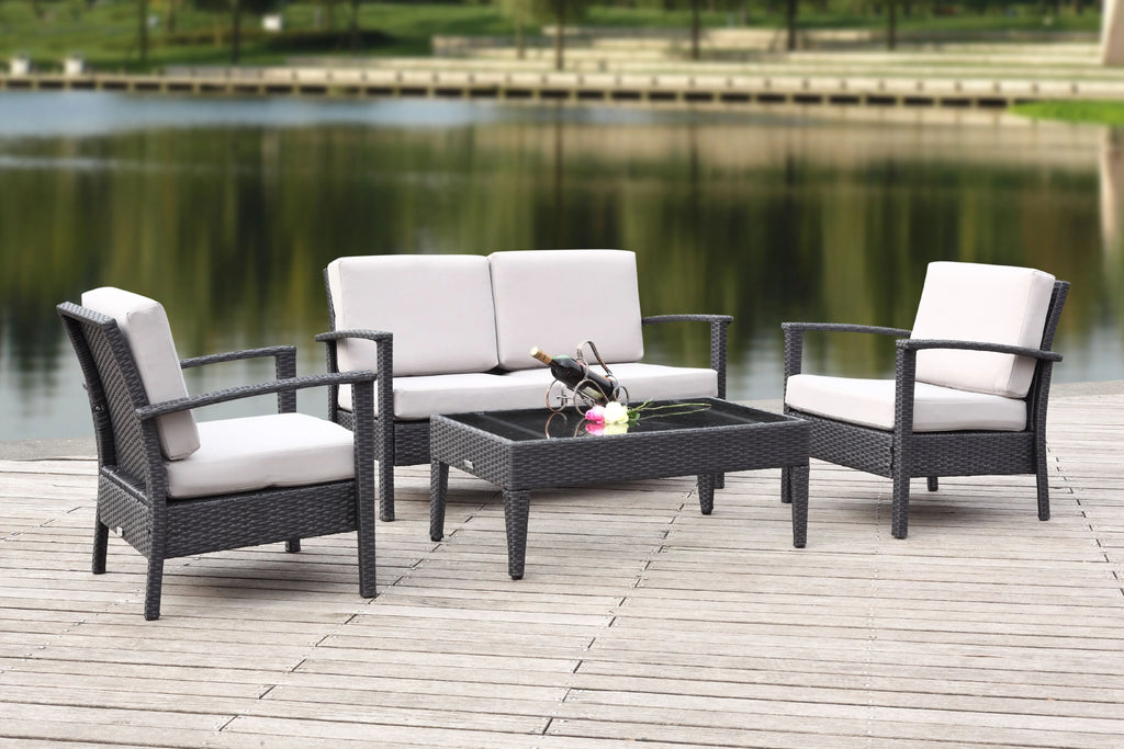 4 Piece Outdoor Set with Cushion W6708