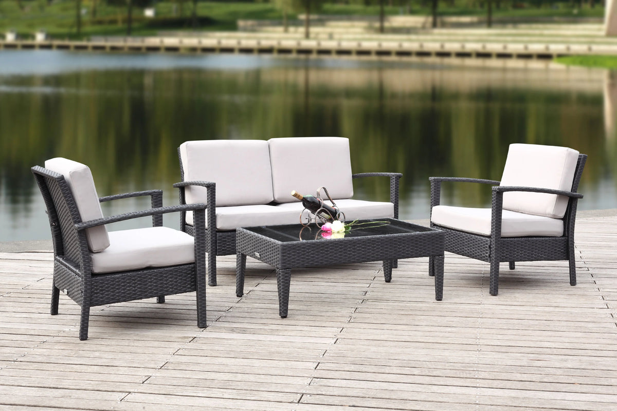4 Piece Outdoor Set with Cushion W6708