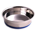 Heavyweight Non-Skid Rubber Bottom Stainless Steel Dog Bowl - Small - 32oz - 6.5" Diameter D630760