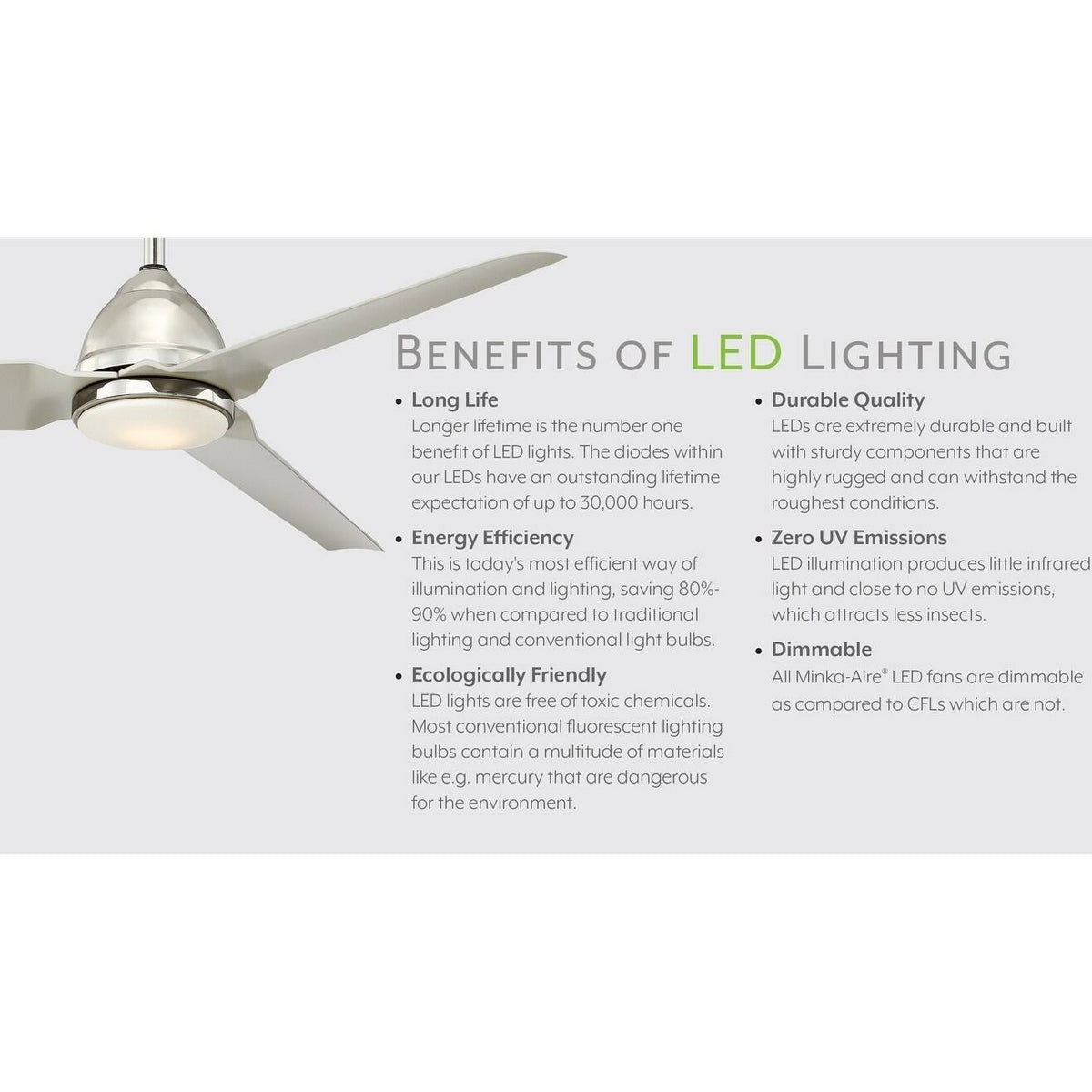 Silver Ceiling Fan A904479