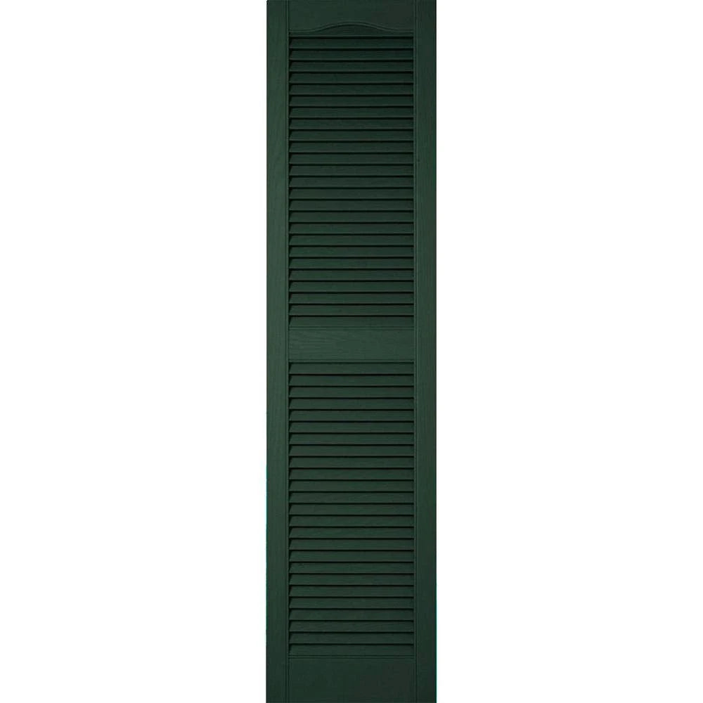 14 1/2 inch x 45 inch Vinyl Open Louver Shutters O398