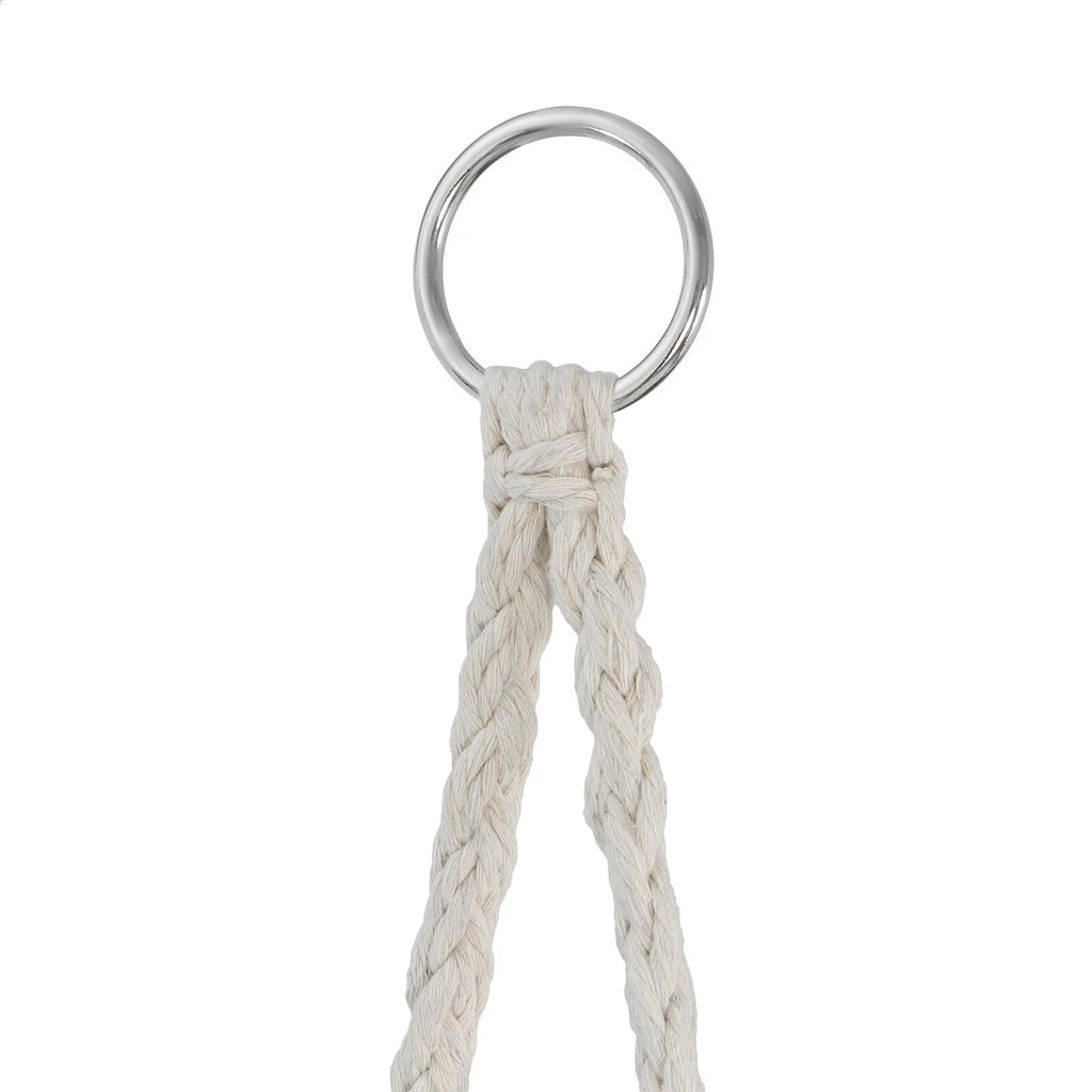 Beige Cotton Rope Hammock Chair A8971