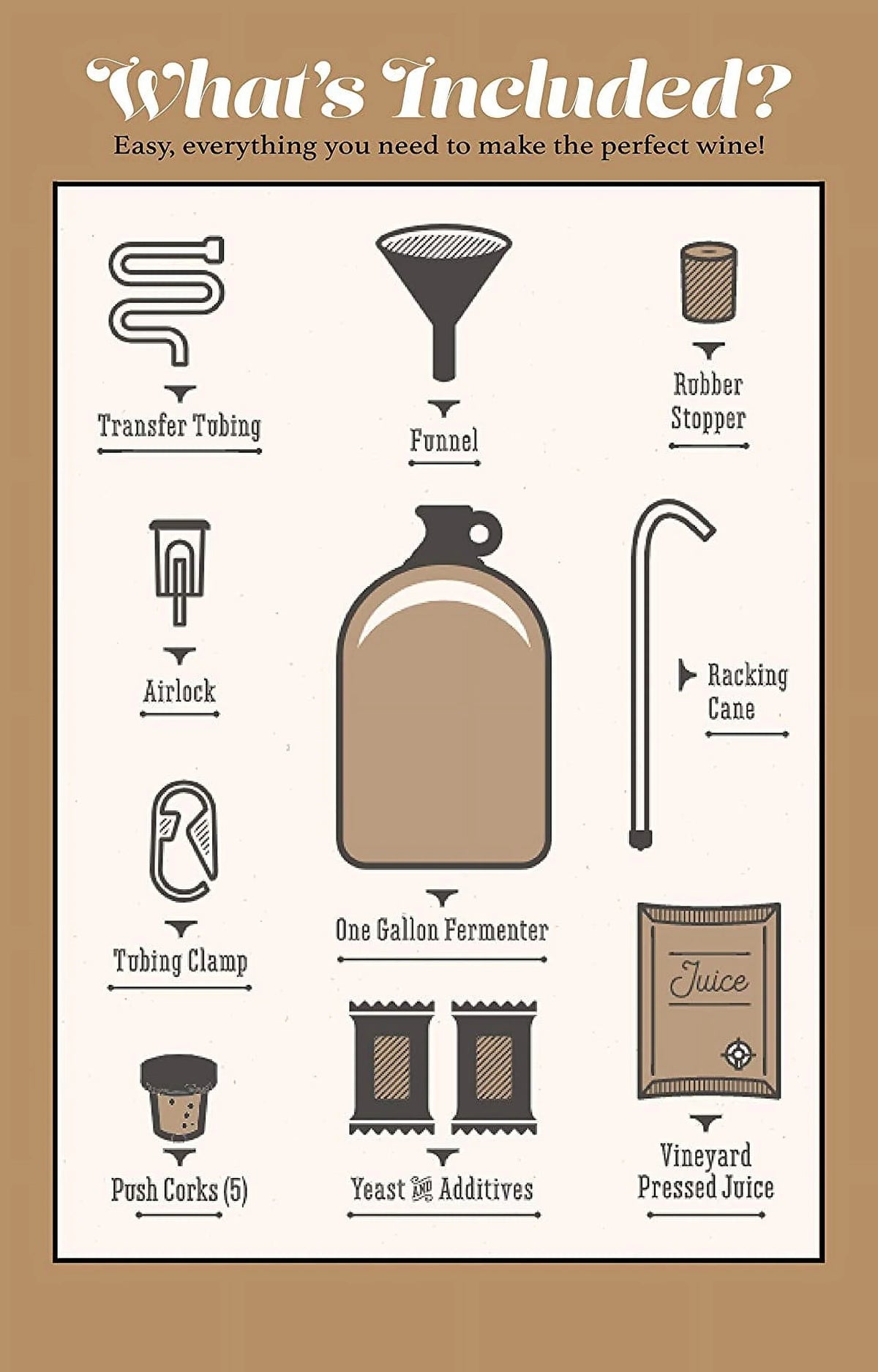 1 Gallon Wine Making Kit E9410