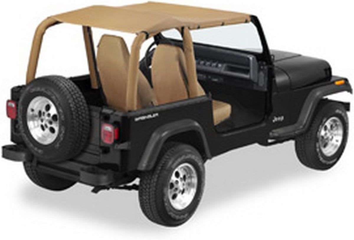Black Denim Sun Cap Plus for Wrangler YJ S966