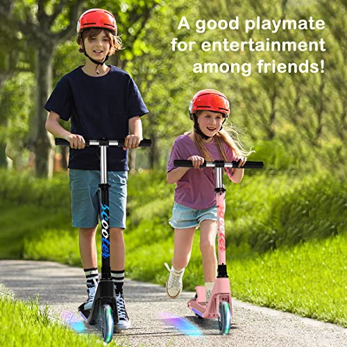 Electric Scooter for Kids Age 6-10 with Adjustable Speed and Height O3820
