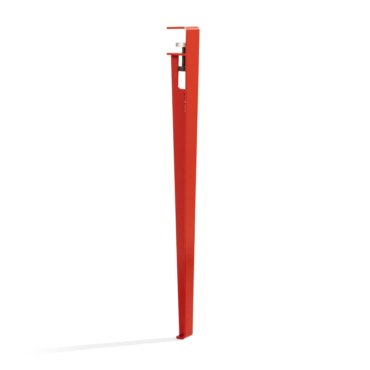 Table and Desk Leg H 75 cm, Tomato Red R384426