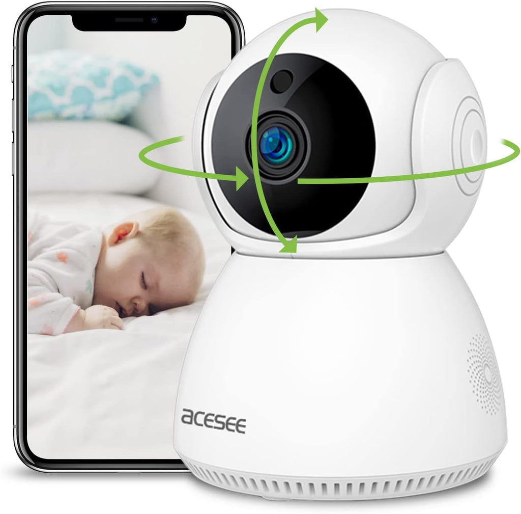 2 Pack Wireless 1080P WiFi Security Camera with 2-Way Audio Night Vision Motion Detection P6773