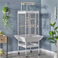 Rolling Metal Parrot Cage with Playtop Q34598