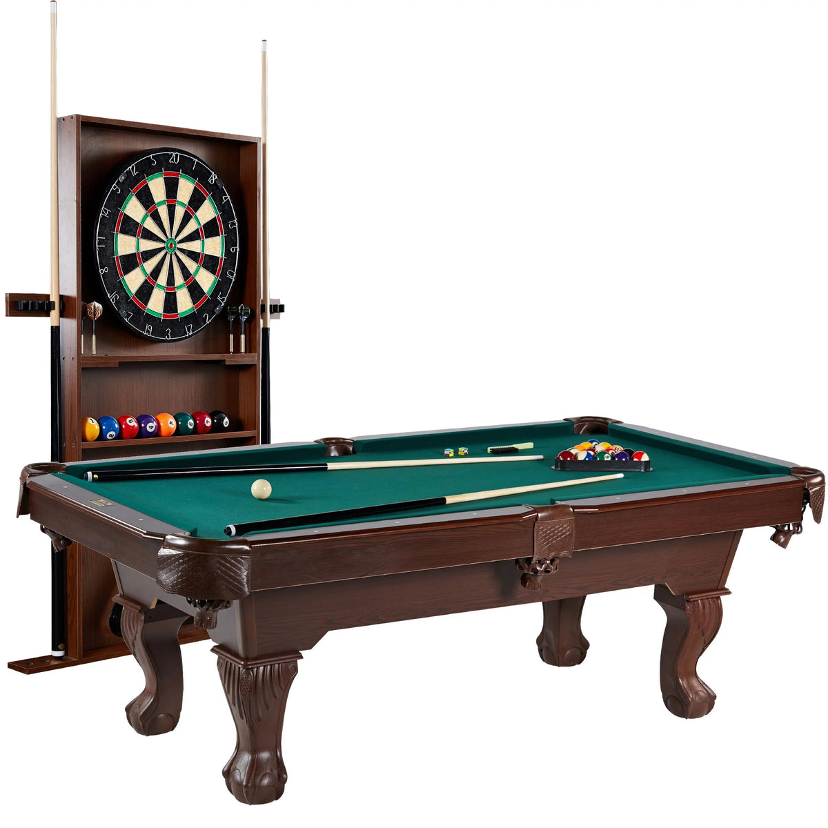 Green Ball and Claw Leg Pool Table H862