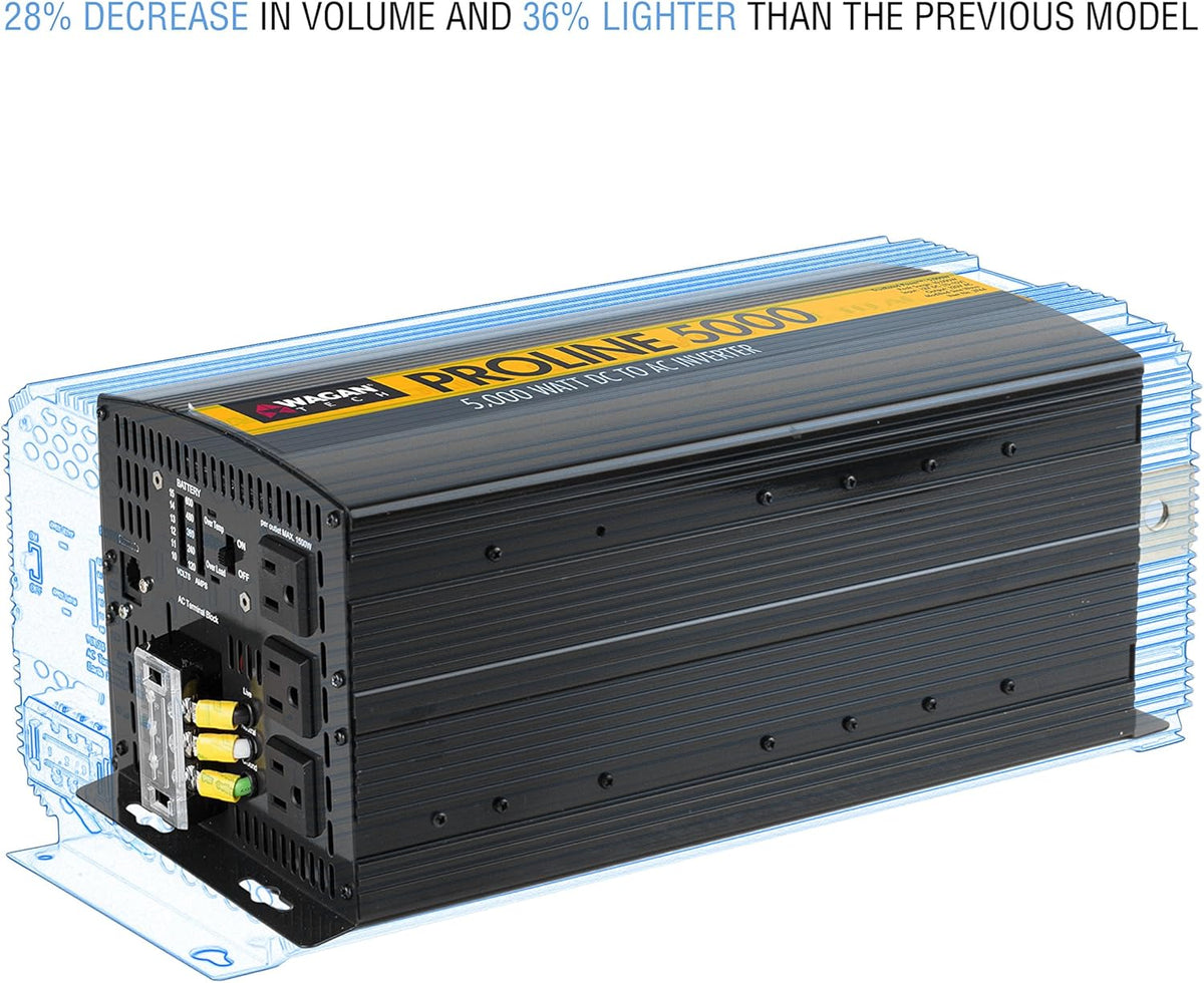 12V 5000 Watt Power Inverter with Remote Control D138565