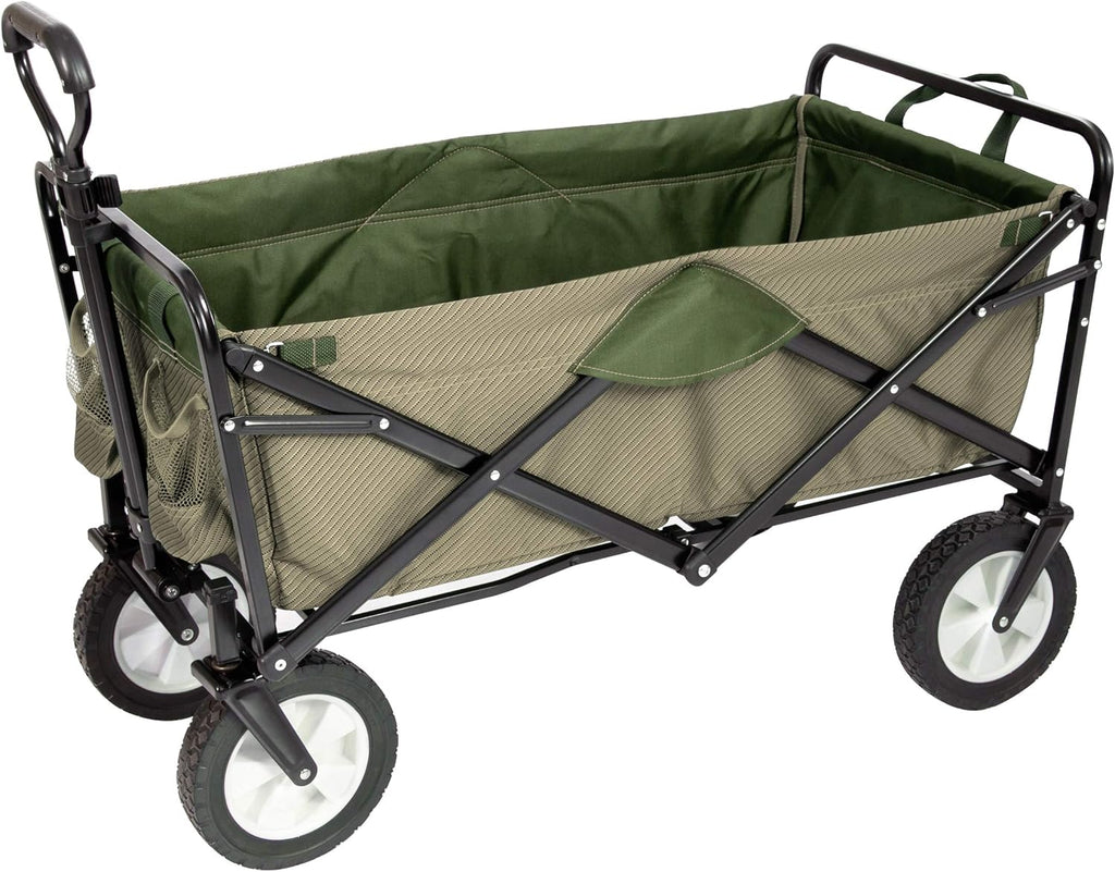 Heavy Duty Collapsible Wagon Cart with All-Terrain Wheels G875682
