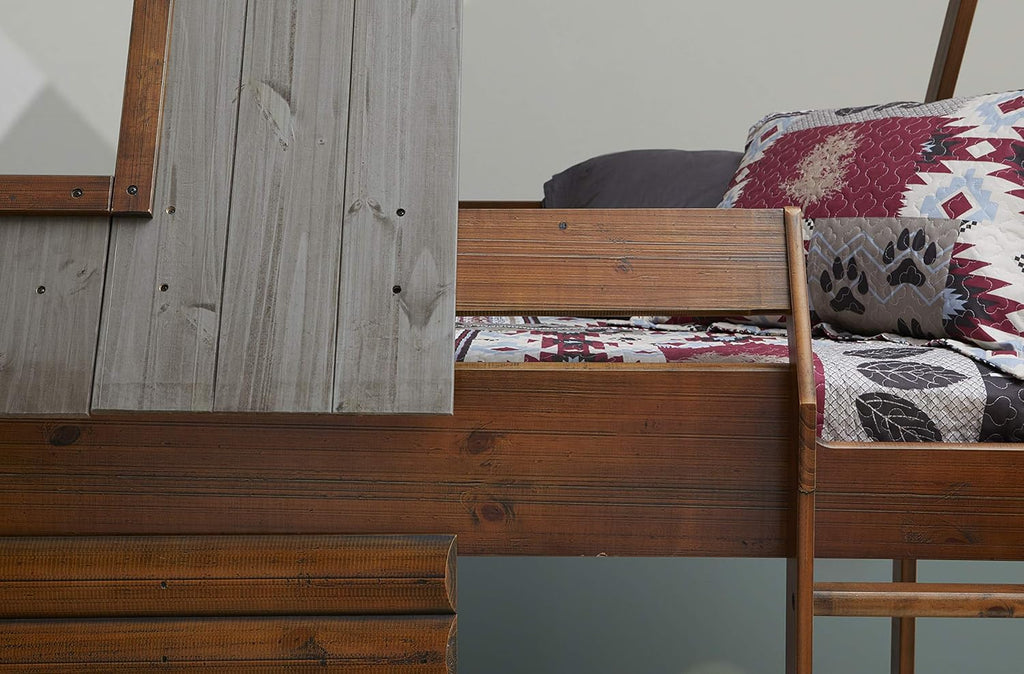 Twin Bunk Beds with Ladder V59959