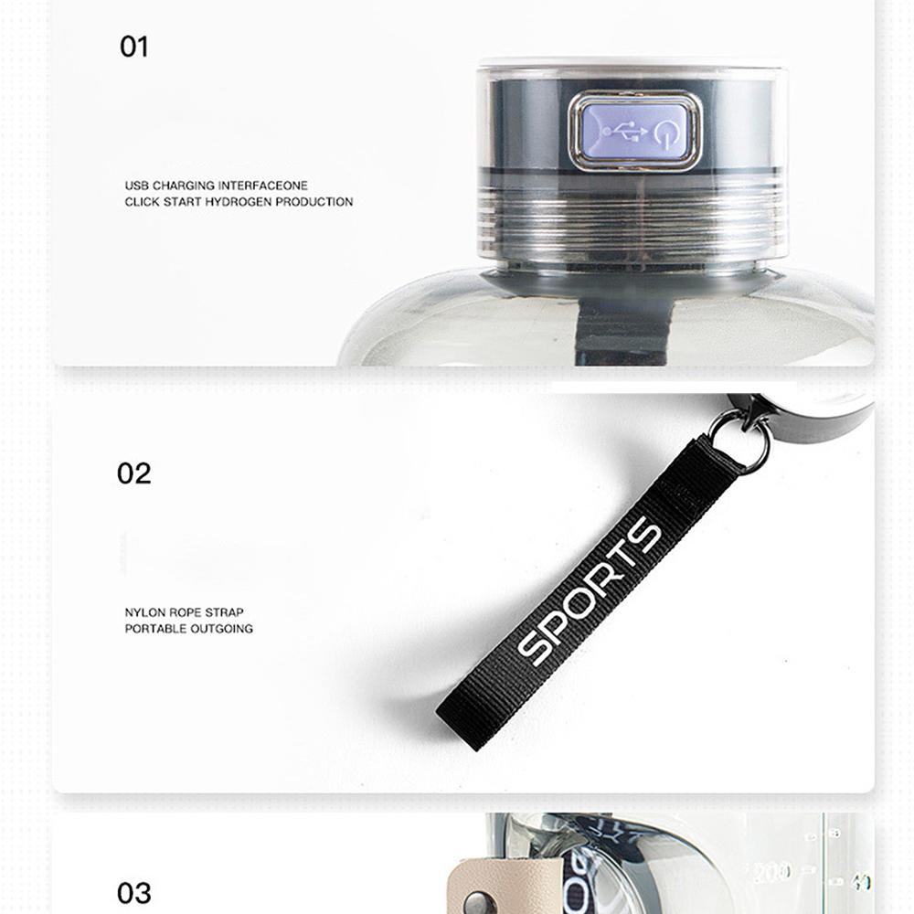 1.5L Hydrogen Water Bottle Y733