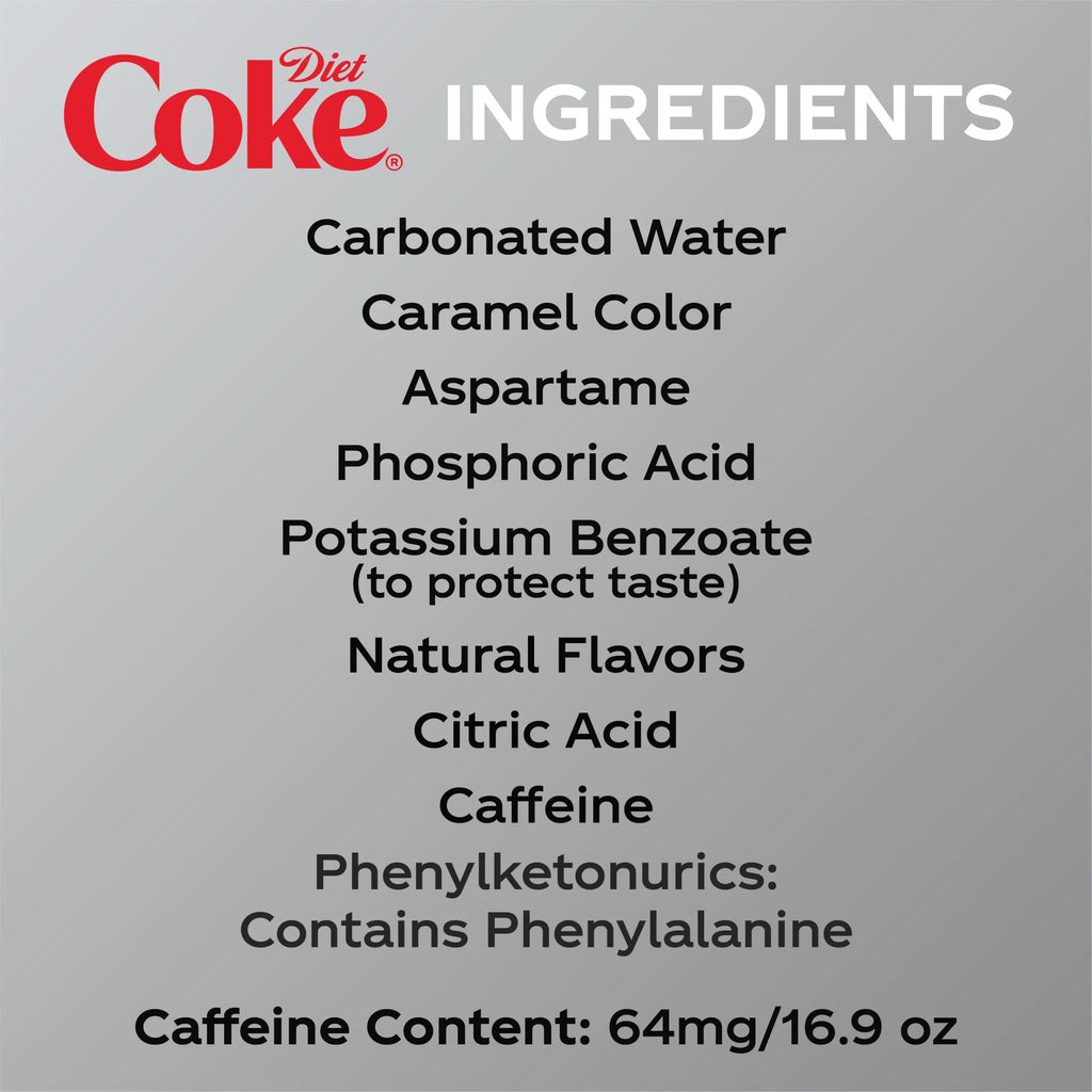 16.9 fl oz 24 Pack Soda Soft Drink F2860