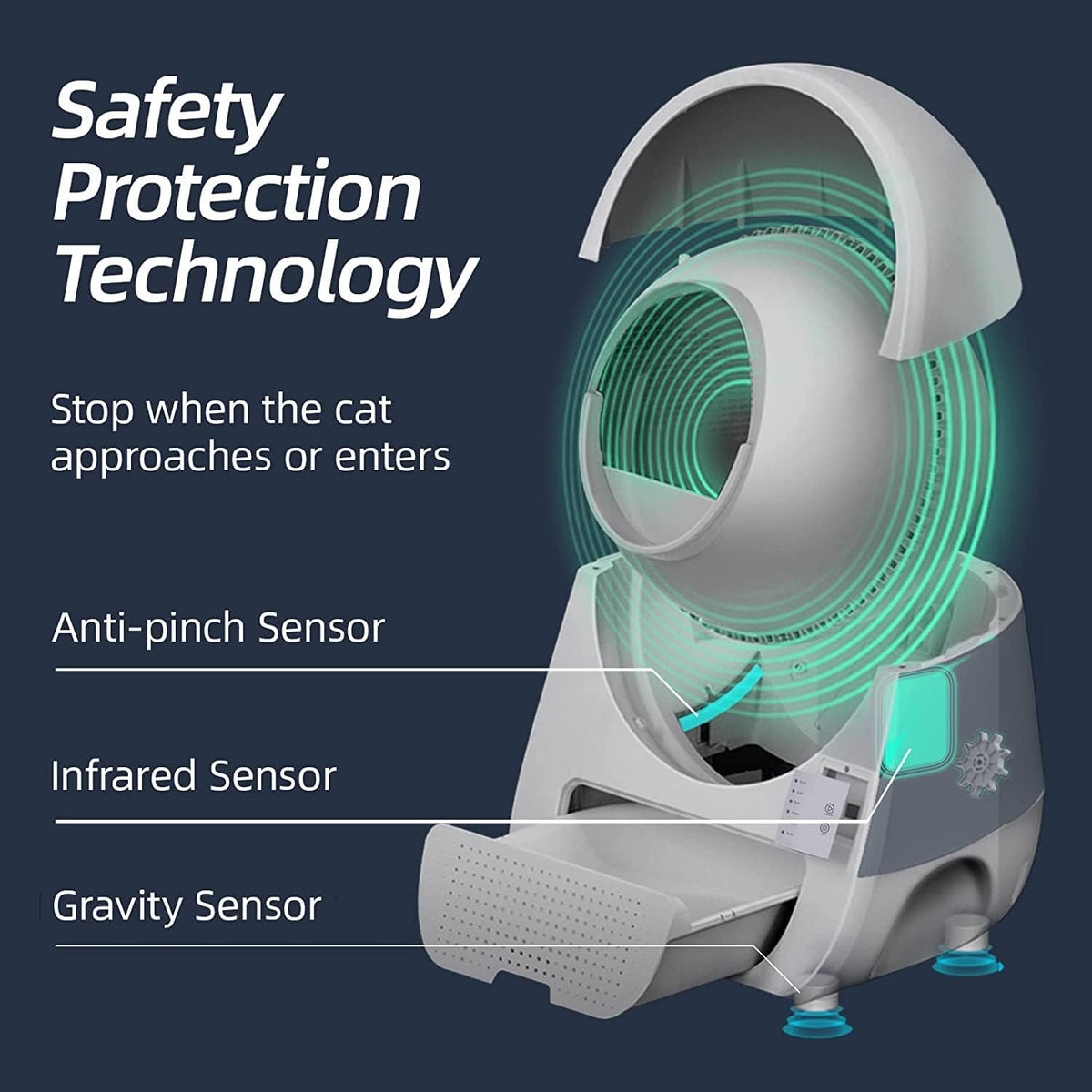 Self-Cleaning Automatic Cat Litter Box T33159