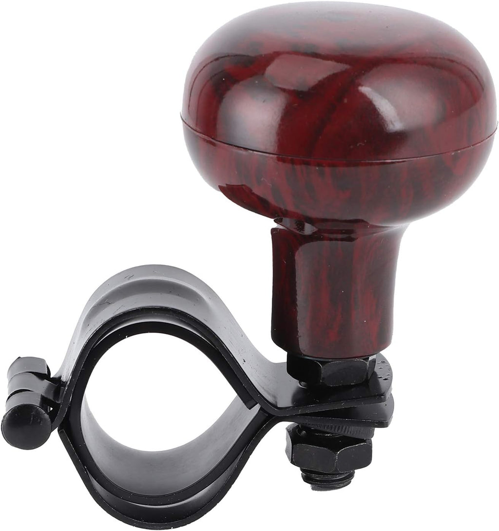 Mahogany Woodgrain Steering Wheel Spinner Knob O6665