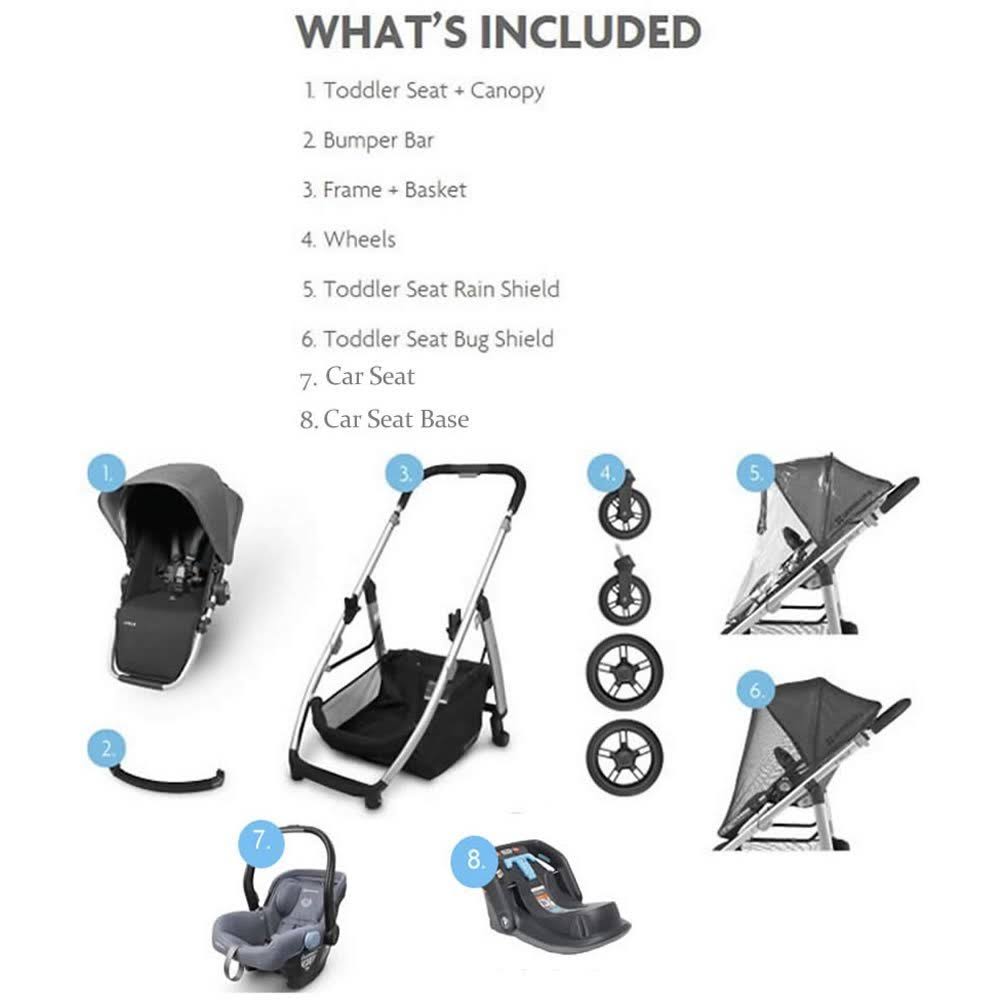 Black Stroller Car Seat Bundle H32969
