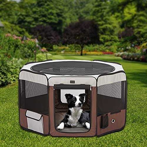 Dog Playpen Portable Pet Play Pens for Small P9789