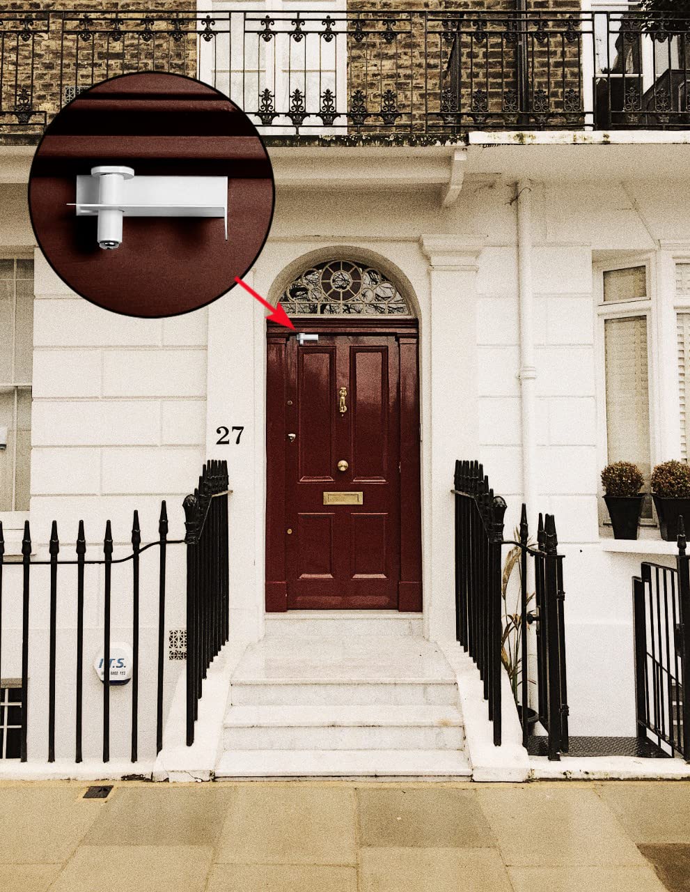 Child Safety Door Top Lock 3 Pack Metal Z733