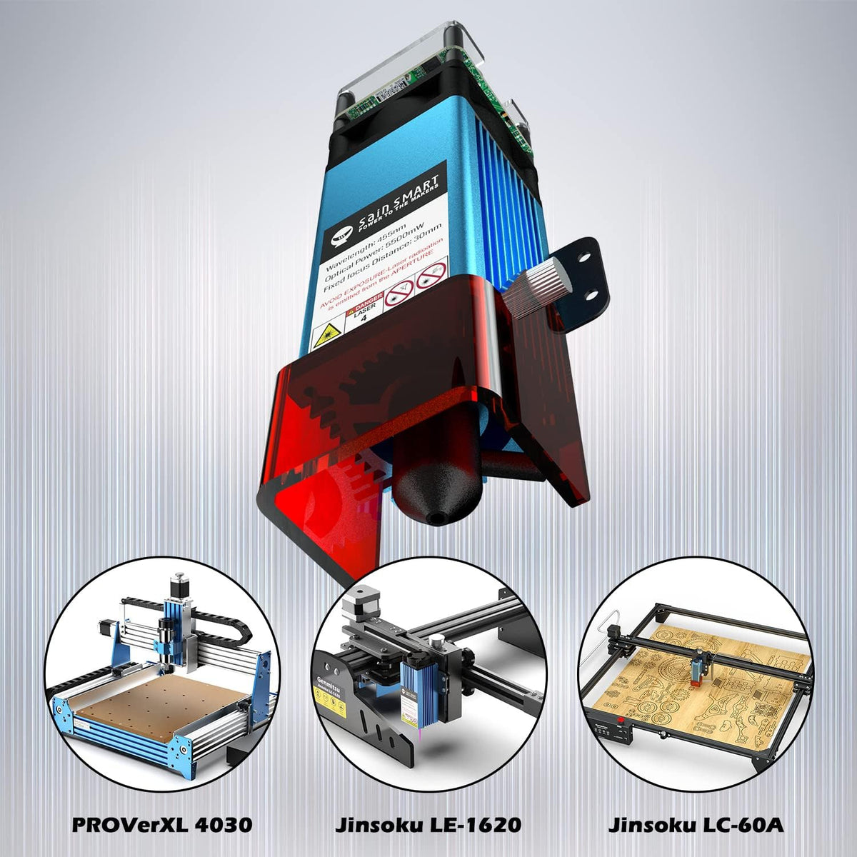 Compressed Spot Laser Module, 5.5W FAC Laser Module O102