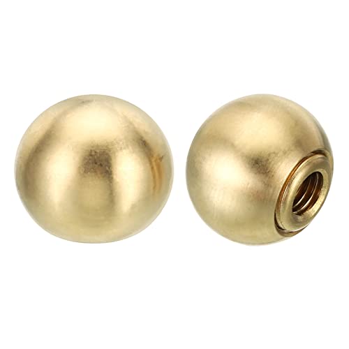 25mm Brass Ball Lamp Finials Caps Knob, 2 Set H965815