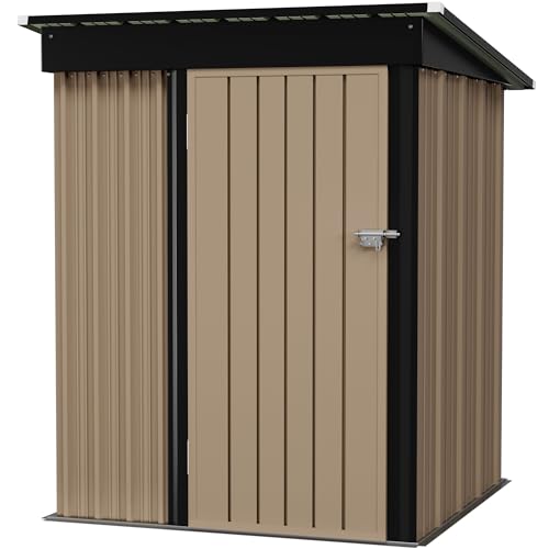 5 x 3 FT Waterproof Metal Garden Storage Shed Y928