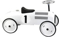 Metal Ride-On Car White D704