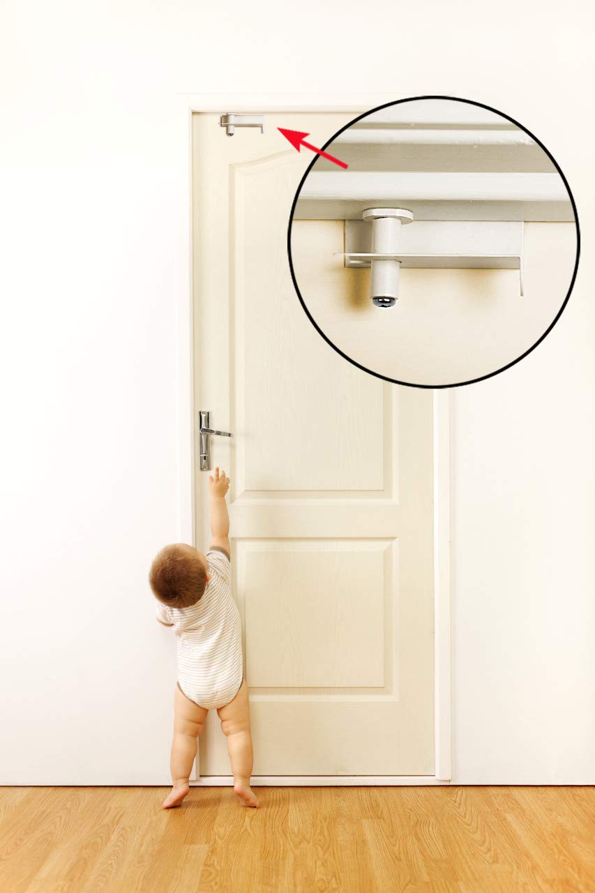 Child Safety Door Top Lock 3 Pack Metal Z733