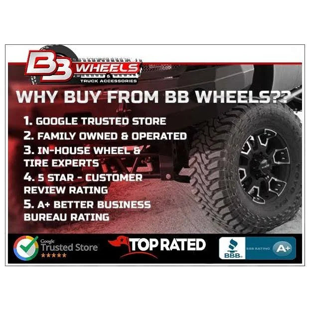 14x6 5x114.30 Black Wheel U7720
