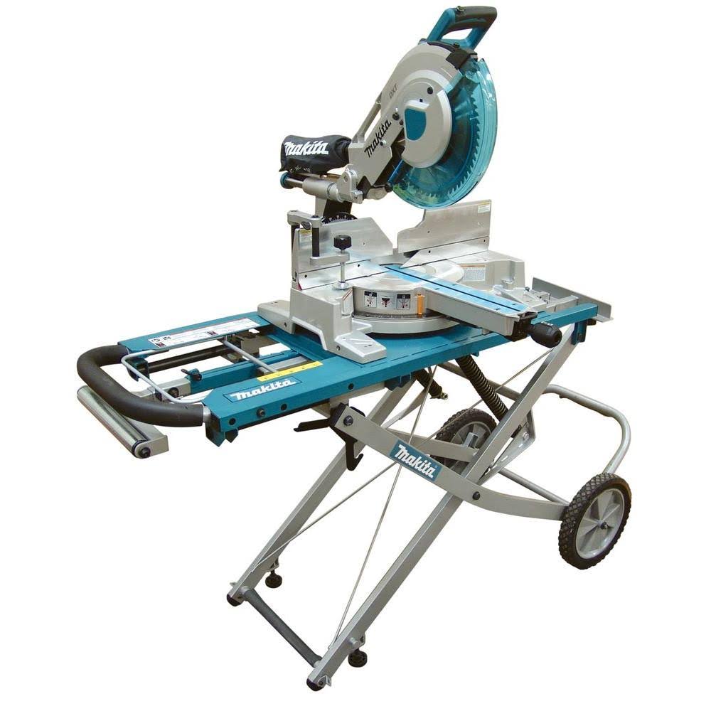 12 Dual Slide Compound Miter Saw with Laser and Stand J755