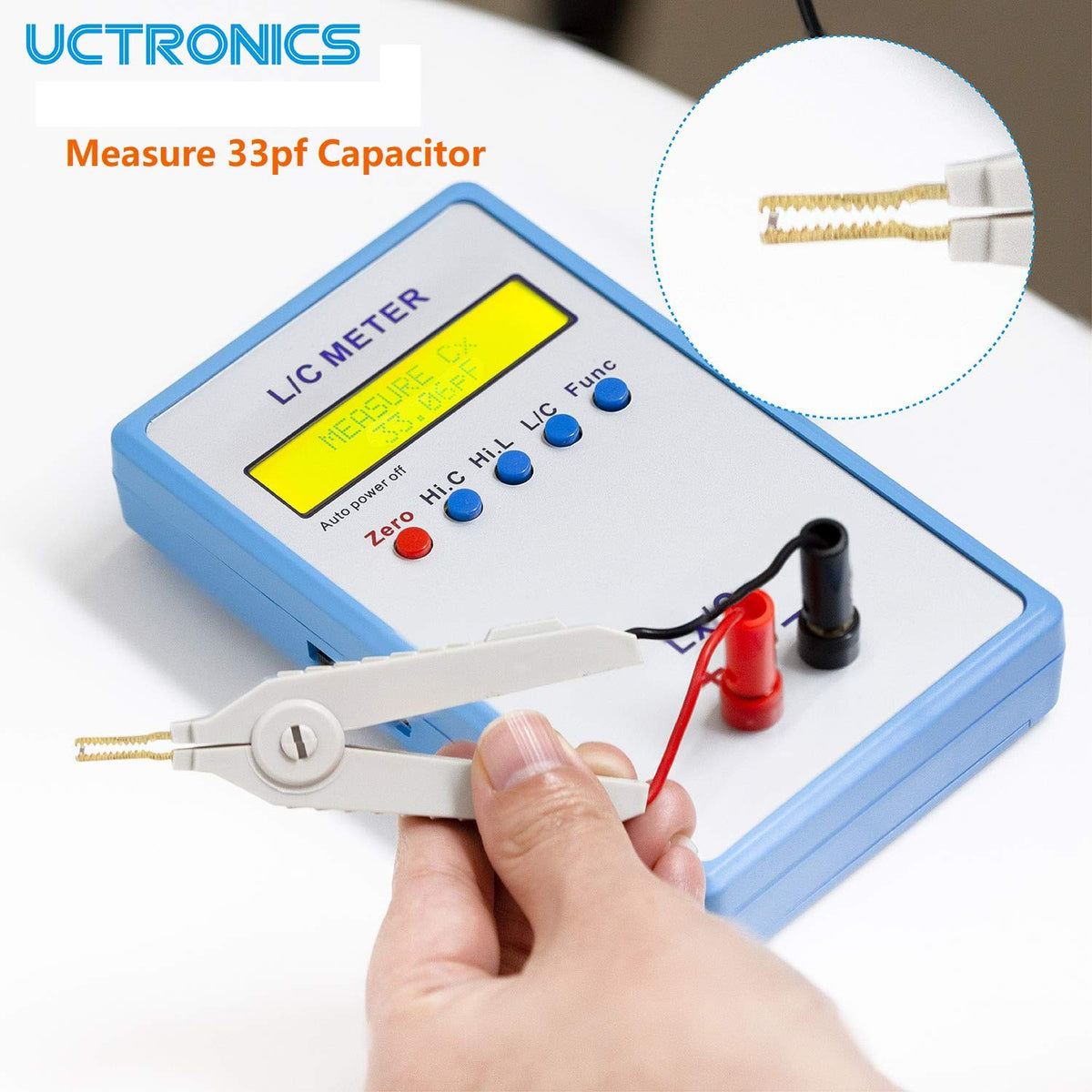 Handheld LC Inductor Capacitor Tester Pack of 2 W61966