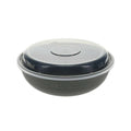 30 oz Black Round Container and Lid O78027
