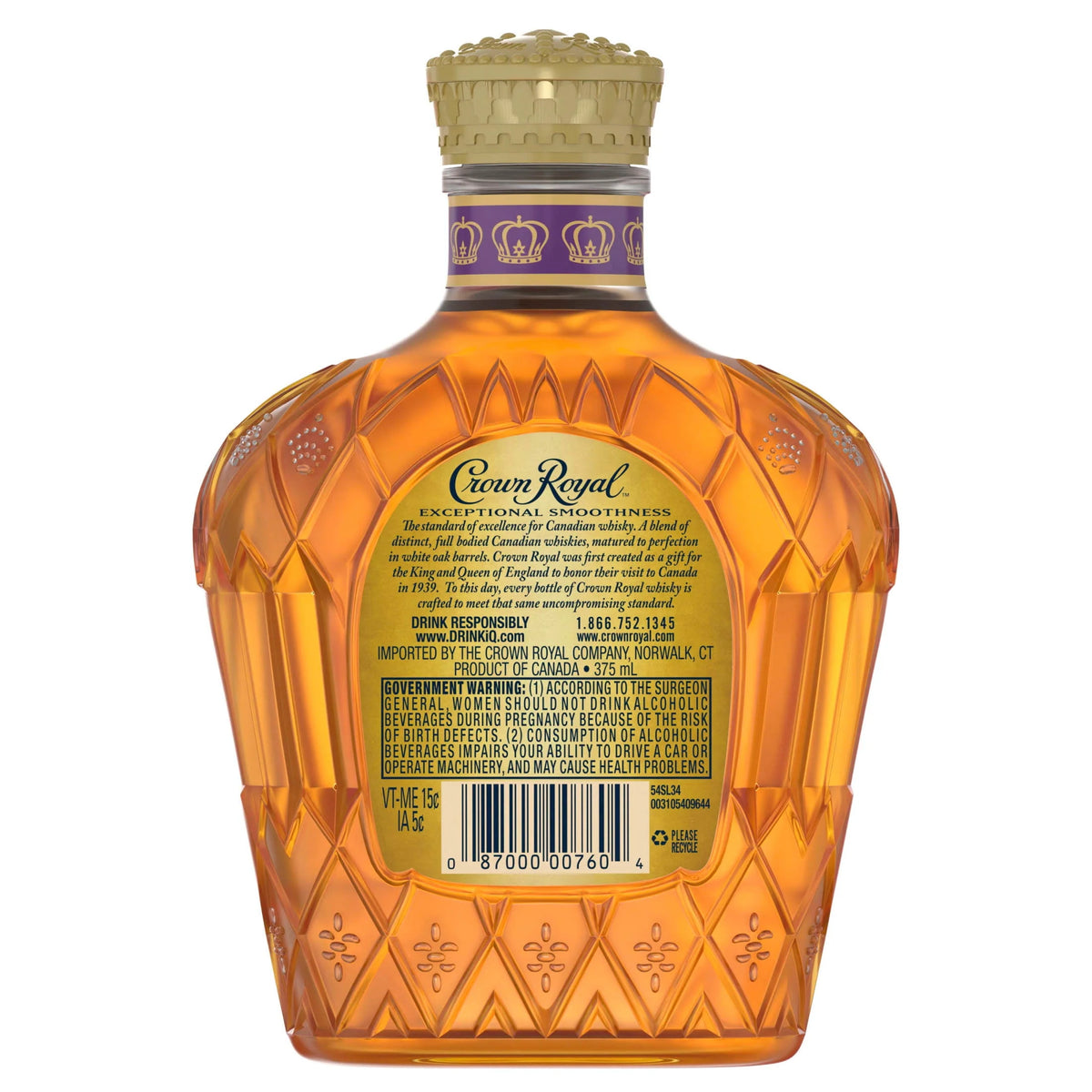 375 mL Blended Canadian Whisky, 40% ABV Z46014