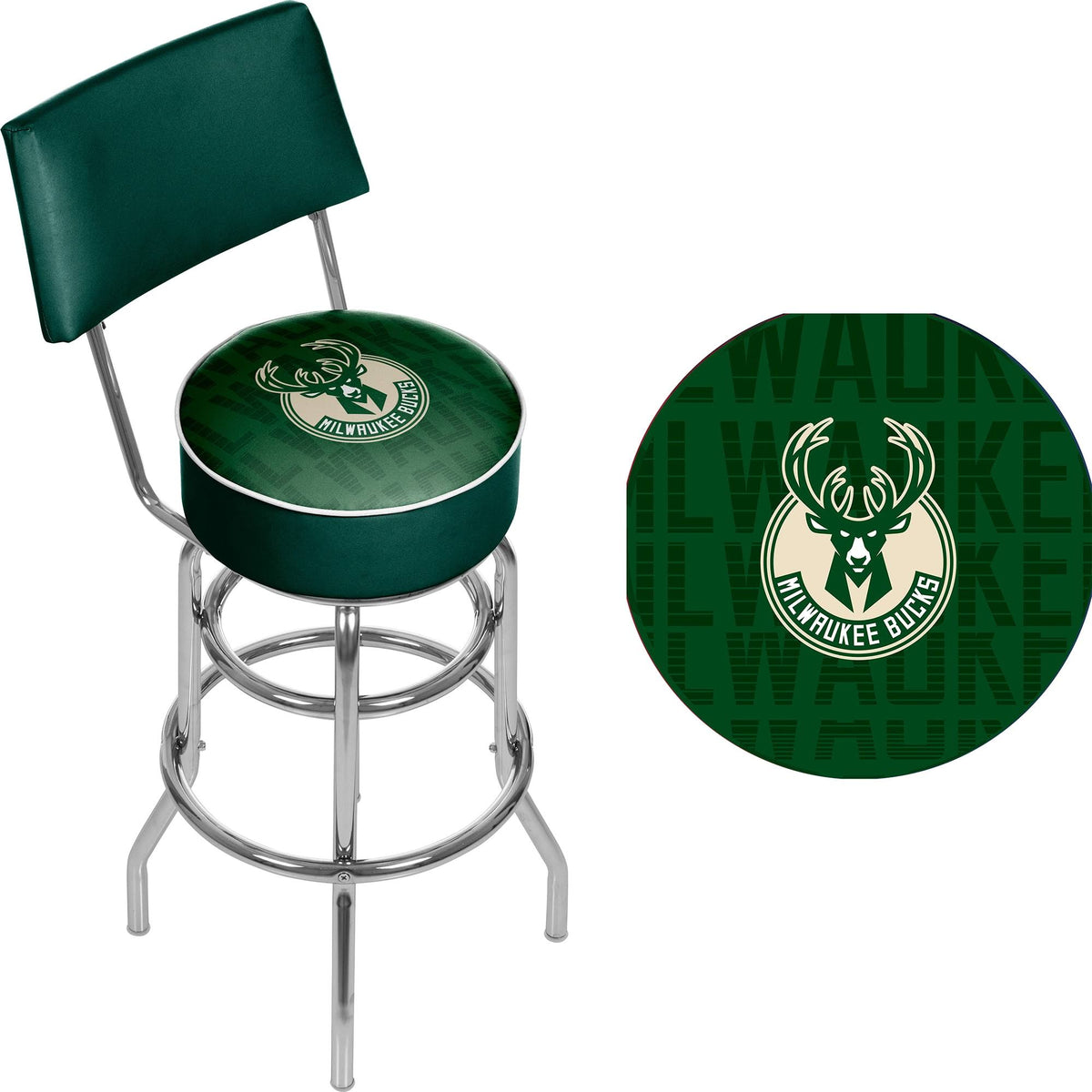 Swivel Bar Stool with Back H841175