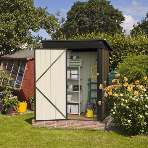 5 x 3 FT Waterproof Metal Garden Storage Shed Y928